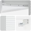 Wall Mounted Side Table White 87.5 x 34.5 x 17 cm