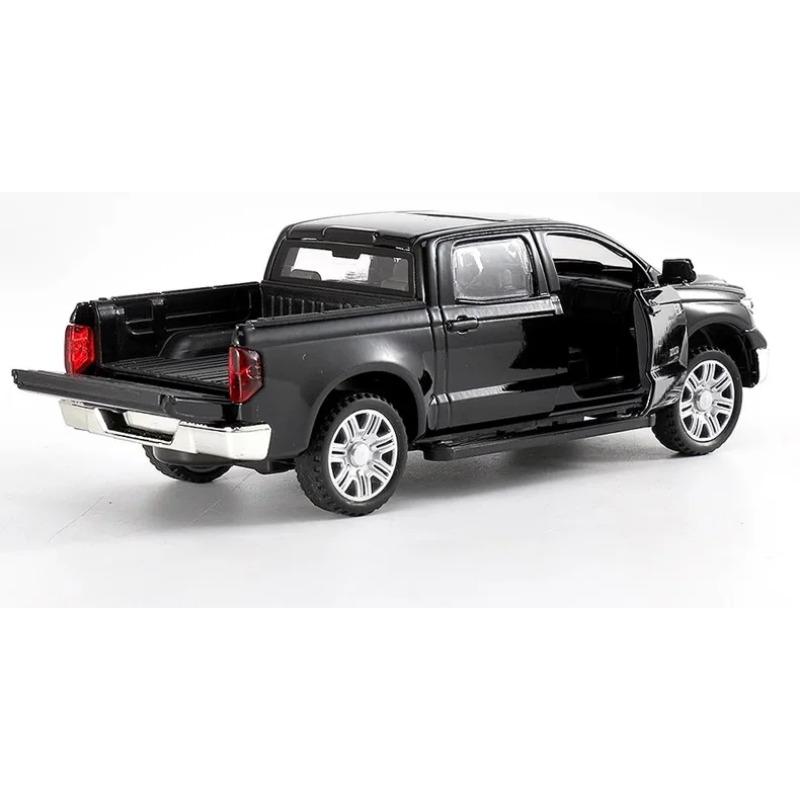 1/32 Scale Toyota Tundra Off Road SUV Pickup Truck Alloy Metal Diecast Car Model Sound & Light Adult Collectible Gifts Mini GT Present