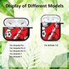 Case For Airpods 1 Pro2 3 Pro 2 Pro3 4 Earphone Cases Cover Colorful Cartoon Football-