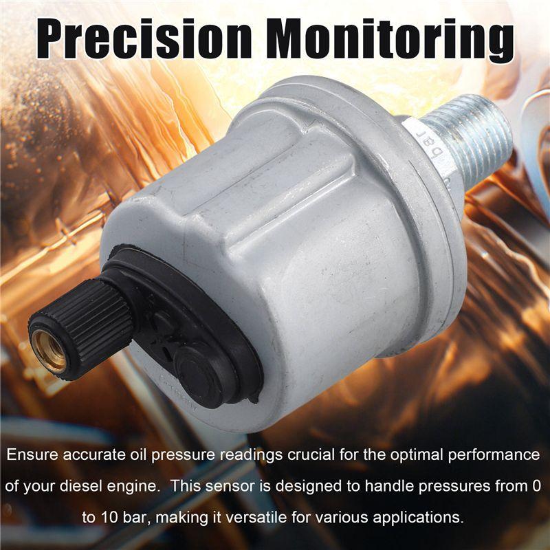 A30F-Engine Part 0-10Bar Oil Pressure Sensor For Generator Car Boat Oil Pressure Gauge Sender