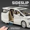 Uwhpc2 1:24 Toyota Alphard Key Control MPV Alloy Metal Diecast Model Car Home Trendy Ornaments And Computer Desktop Decoration Present
