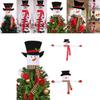 Charming Snowman Christmas Eve Tree Topper Perfect For Indoor And Outdoor Festivities