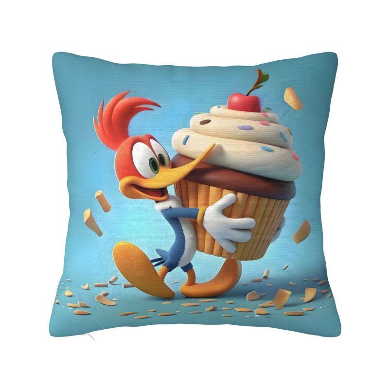 Custom Disney Woody Woodpecker IX Pillow Case for Sofa Cartoon Kawaii Anime Nordic Cushion Cover Soft Pillowcase