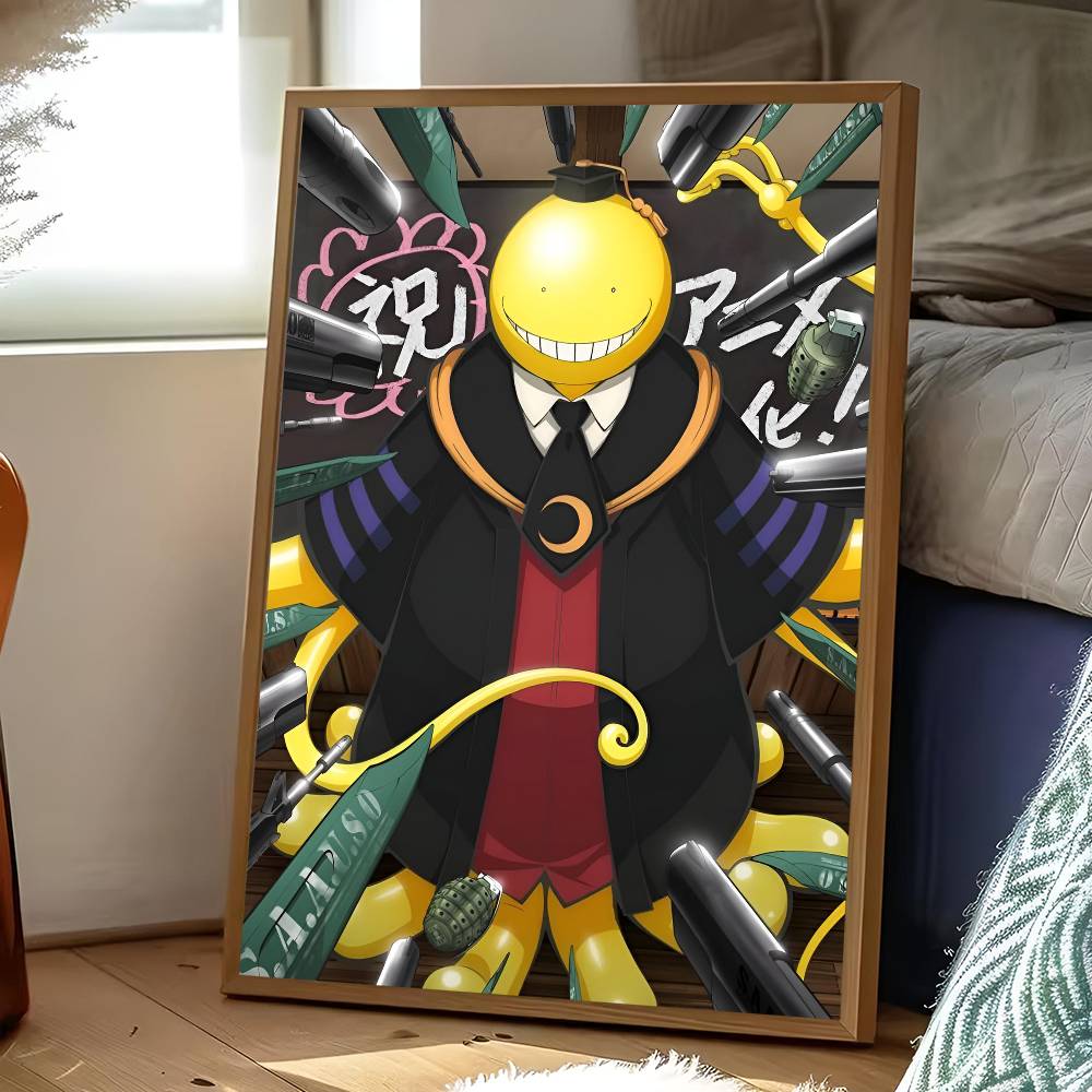 A-Assassination Classroom Poster Sticker Print Waterproof Wall Art For Living Room Bedroom Home Decor