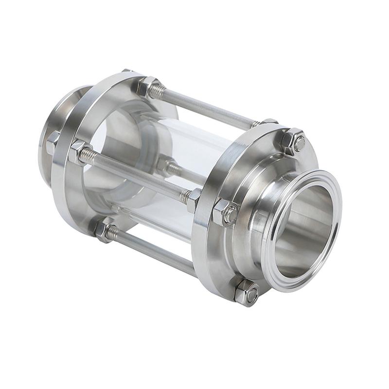 Inline-Schauglas 304 Edelstahl Mit Tri Clamp Anschluss Sanitär-Durchflussschauglas Durchflussrohr Außendurchmesser 19MM-89MM Tri Clamp Typ