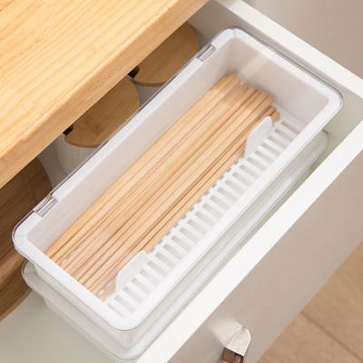 Useful Convenient Dust-proof Anti-dirty Chopsticks Spoon Cutlery Organizer Box Kitchen Supply Chopsticks Holder