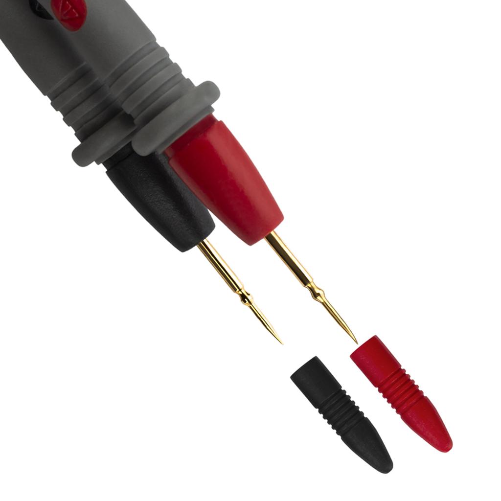 Electronic Test  s Test Probes Multimeter  s with Crocodile Clips Gold Plated Super Sharp Tips Silicone Test Lines