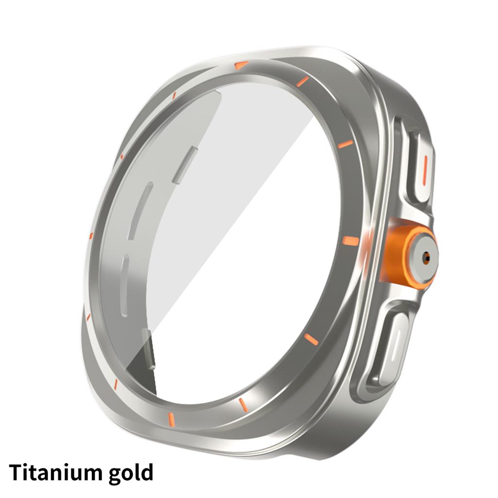 Änderung zu Ultra Glass + Hülle für Samsung Galaxy Watch 7 6 40mm 44mm Displayschutz Hülle aus PC Hartschale & Folie Galaxy Watch 6 7