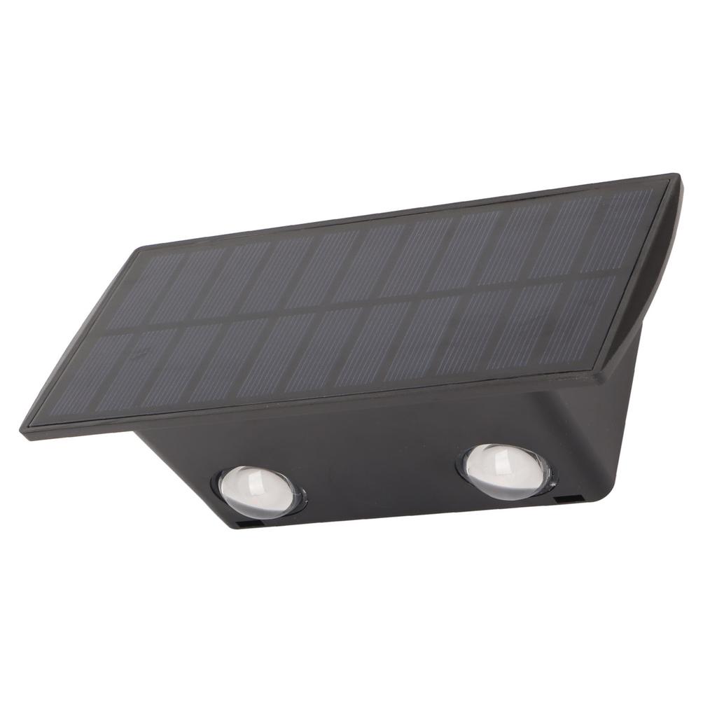 Solar Lights Outdoor IP67 Waterproof 4 LED Solar Fence Lights Up Down Solar Wall Light for Outside