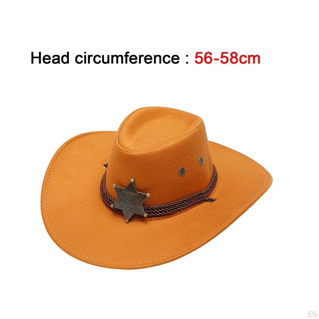 Classic Western Cowboy Hat - Stylish Sun Protection for Outdoor Adventures
