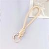 New colored hand-woven rope, mobile phone lanyard, doll bag, keychain DIY jewelry, pendant accessories.