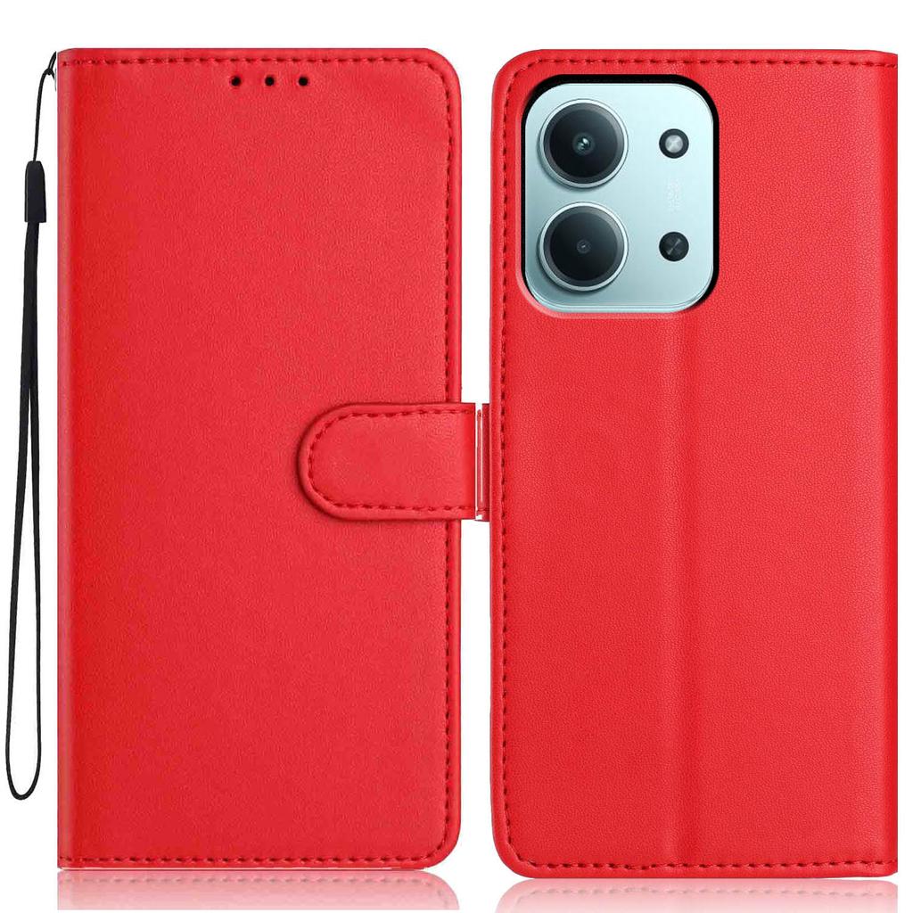 Wallet Case For Xiaomi Redmi 15C 5G (EU) (173mm)/15C 4G (EU) (173mm) Leather Stand Phone Cover with Strap/Multiple Card Slots