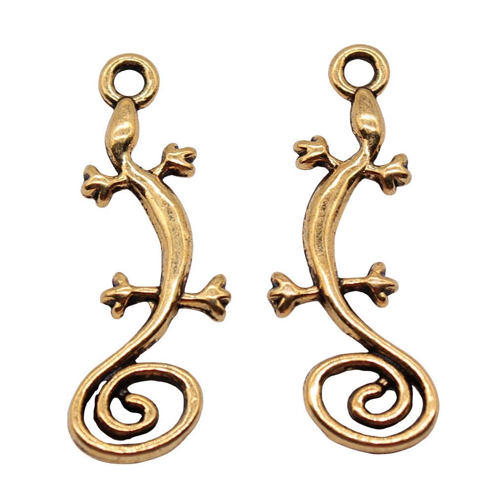 Frogs Insects Charms Vintage Alloy Pendants For Reptile Themed Jewelry