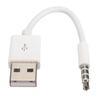 USB-короткий зарядний пристрій Кабель синхронізації даних 3,5-мм роз’єм Адаптер Зарядний шнур Лінія для Apple Ipod Shuffle 3rd 4th 5th 6th 4/5/6 MP3 Player