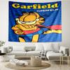 Garfield Print Tapestry, Backdrop, Easy Setup, Ideal for Bedroom, Office & Living Room, with Aesthetic Wall Hanging Decor.