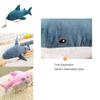 Soft And Comfy Shark Plush Pillow For Kids Perfect Gift For Sleep And Relaxation Available In Three Sizes