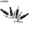 10PCS/lot  DC Power Adapter plug 5.5*2.1mm DC Plug Connector Welding Line Male Plug 5.5x2.5 4.8 1.7 1.35 0.7MM