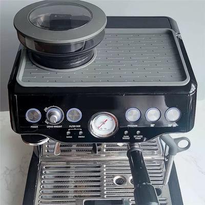 Gut für Breville 870/880 Silikon Kaffeemaschinenmatte - Staubdichte Beschichtung, Hält Siebträger & Dosierwerkzeug