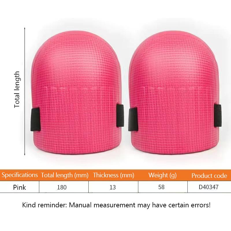 

1 пара мягких пенопластовых наколенников для работы, наколенники для садоводства, уборки, защитные спортивные наколенники, принадлежности для безопасности на рабочем месте красный