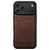 SUTENI G5 For iPhone 17 Pro Max Case Compatible with MagSafe Litchi Texture Leather Back Cover