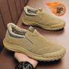 Labor insurance shoes men's shoes 2024 spring explosion low-top waterproof leather boots men's outdoor non-slip and wear-resistant casual work shoes