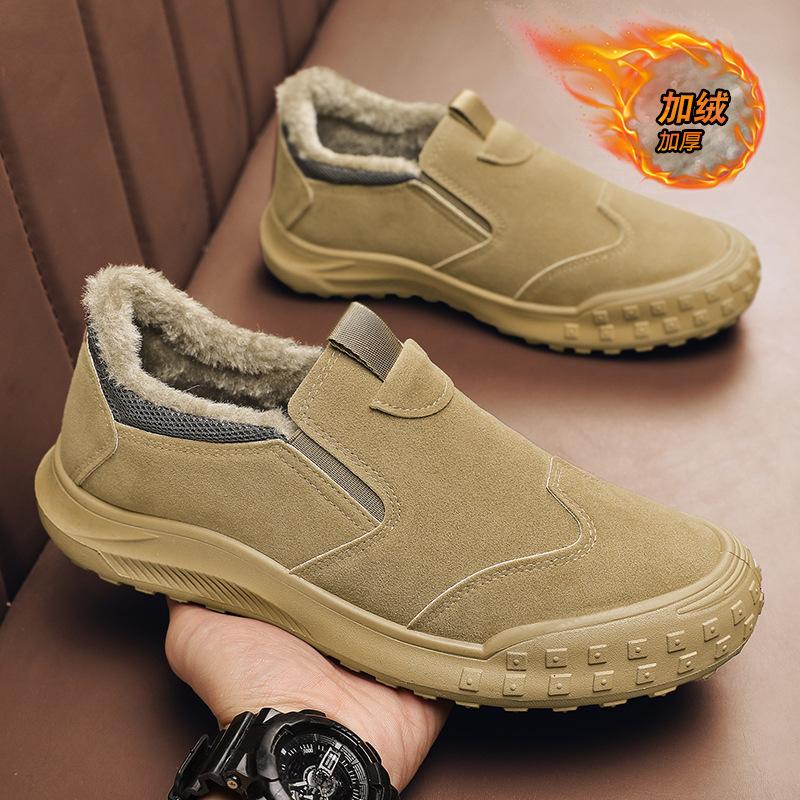 Labor insurance shoes men's shoes 2024 spring explosion low-top waterproof leather boots men's outdoor non-slip and wear-resistant casual work shoes