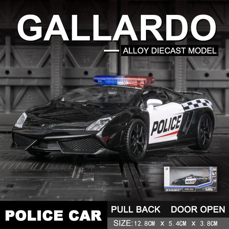 1/36 Police Car Series Alloy Diecast Models Car Toy For Gifts Collections Decorations