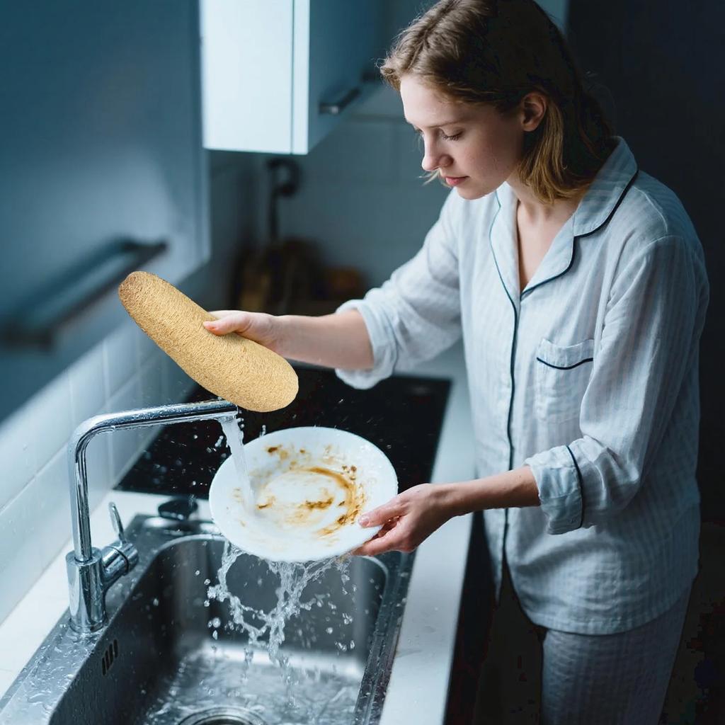 Natural Loofah - The Ultimate Eco-Friendly Cleaning Tool!