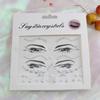 Disposable 3D Face Tattoo Crystal Sticker Fashion Temporary Tattoo Sticker  Girls