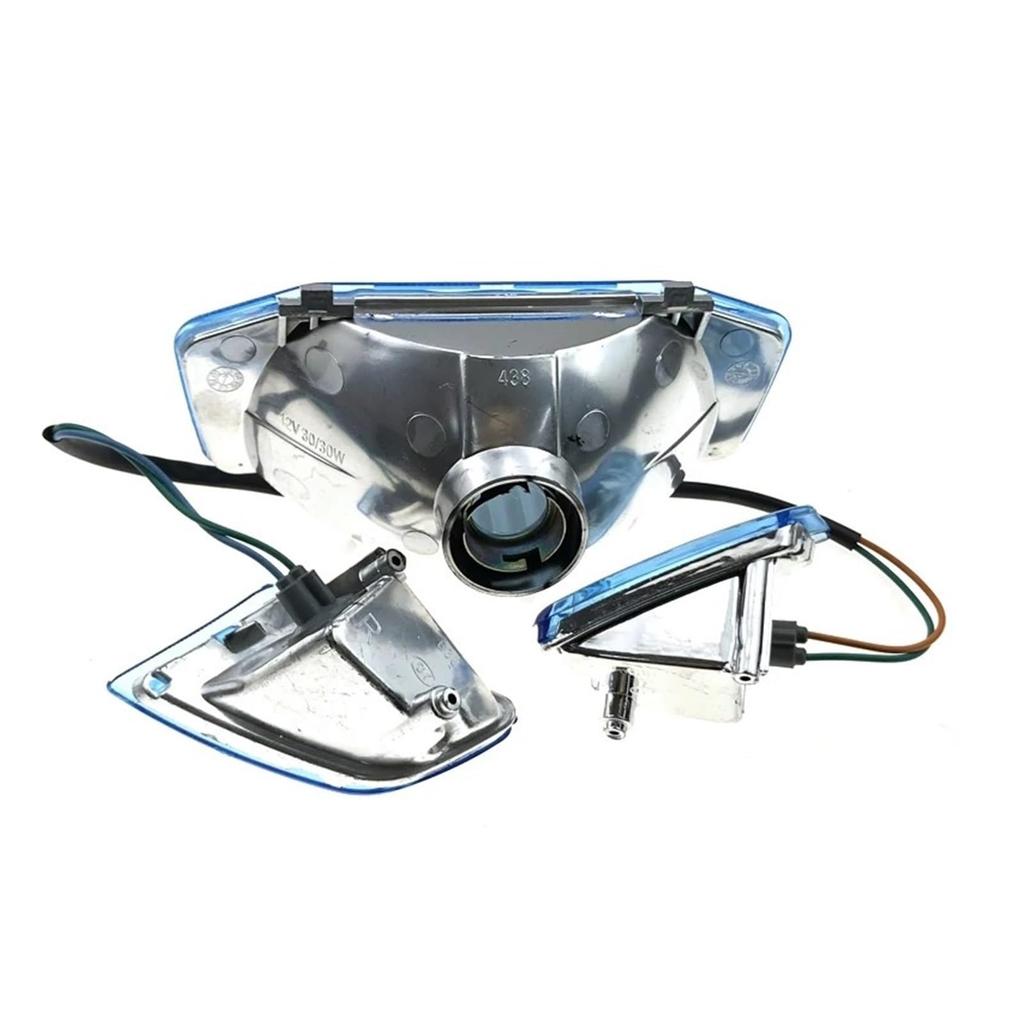 Scheinwerfer Dio 50 AF17 AF18 AF25 Motorroller Motorradlicht Scheinwerfer Motorradblinker Blinkleuchte Scheinwerfer (blau)