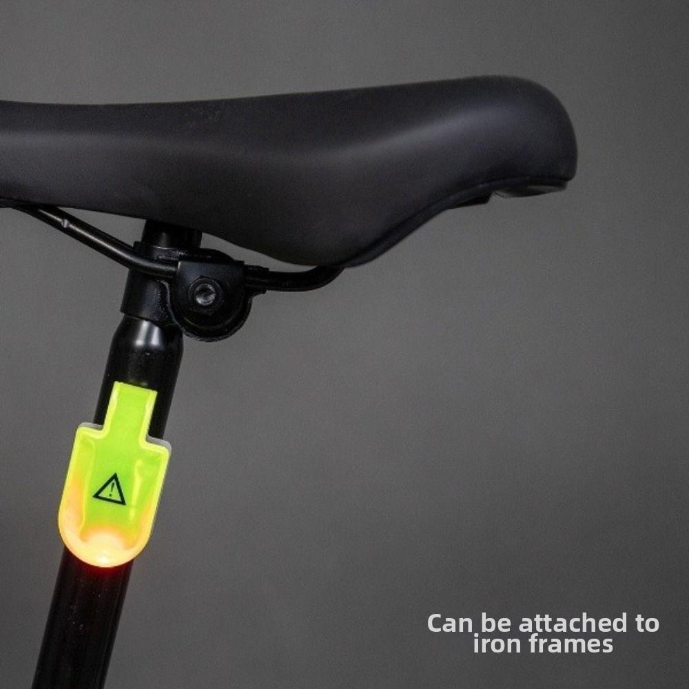 LED Lighting Magnetic Safety Light PVC Reflective Clip Light New LED Warning Light  Bicycle Riding