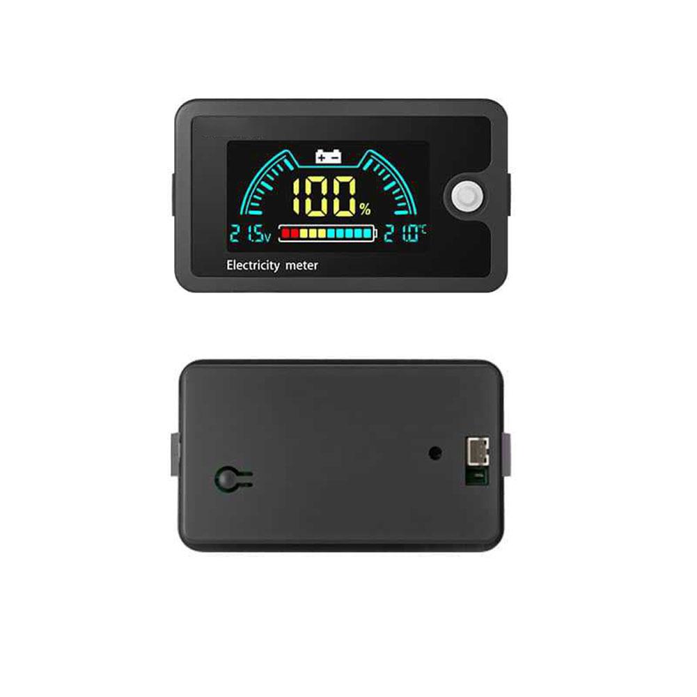 

Voltage Alarm Battery Monitor RV Power Management Lead-acid Compatible Custom High Low Alarms Large Display Screen