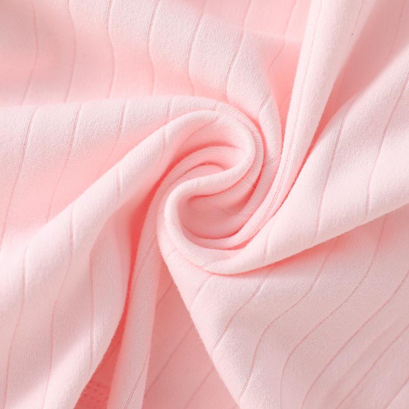 Long-Sleeved Cotton Lace-Up Baby Romper with Butterfly Design for Spring and Autumn