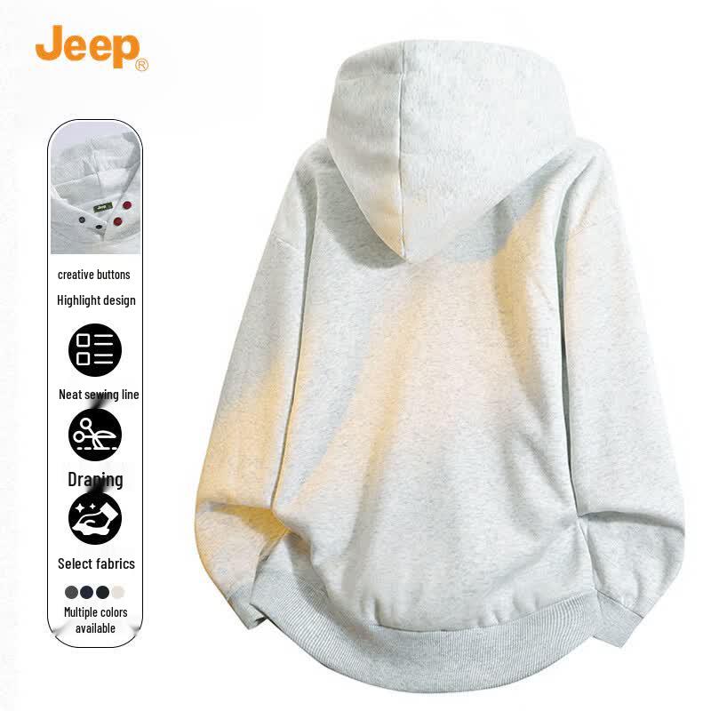 Jeep Men's American Heavyweight Hooded Sweatshirt