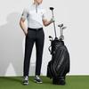 FILA Color Block Polo Golf Elite Knit Short Sleeve T-Shirt Men Tops Mist-Gray-Blue A11M415101F-LB
