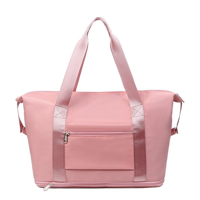 Lightweight Nylon Travel Bag With Expandable Storage For Casual Trips