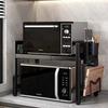 Adjustable Microwave & Kitchen Storage Rack for Countertop - Oven, Rice Cooker & Spice Organizer 