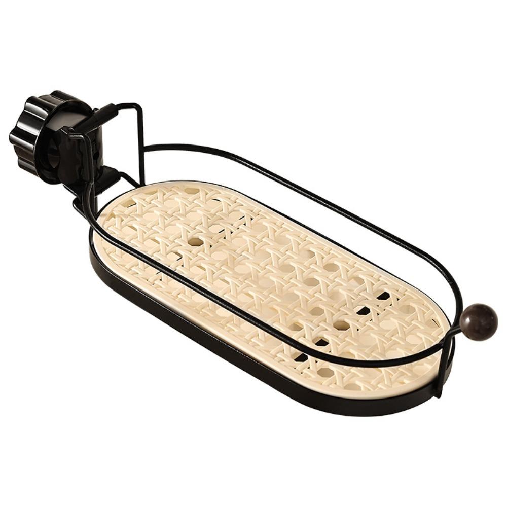 Removable Shower Shampoo Holder Rust-Proof Dishcloth Drain Basket Sink Drain Organizer Bathroom