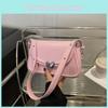 Heart Loving Lock Button Single Shoulder Crossbody Bag Daily Fashion Outfits