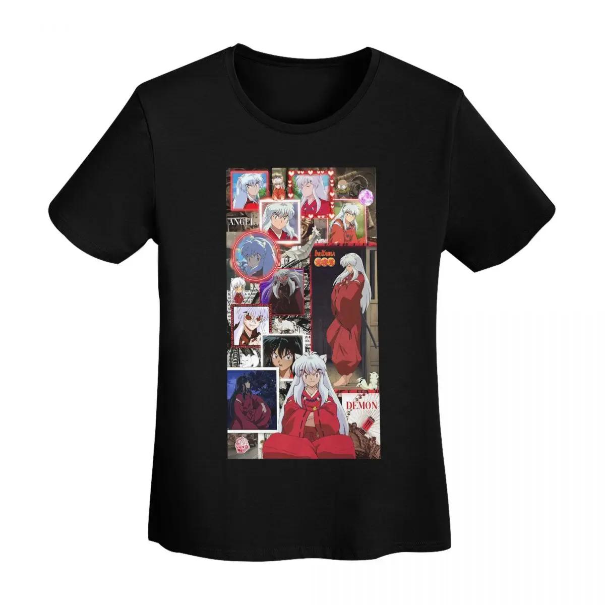 

Unisexga Kimono Inuyasha Sesshomaru TShirt Women Short Sleeve T Shirts Round Neck Clothing Cotton Summer Tees Streetwear 4XL