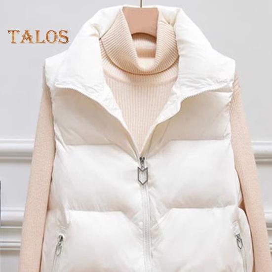 Женское зимнее пальто с карманами на молнии — фото 5