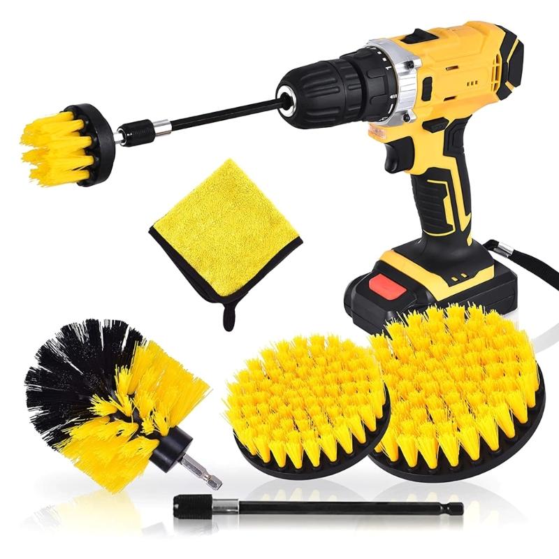 Car Cleanings Set Car Set for Interior and Exteriors Car Washing Set with Brushes Polishing Sponges Cleanings