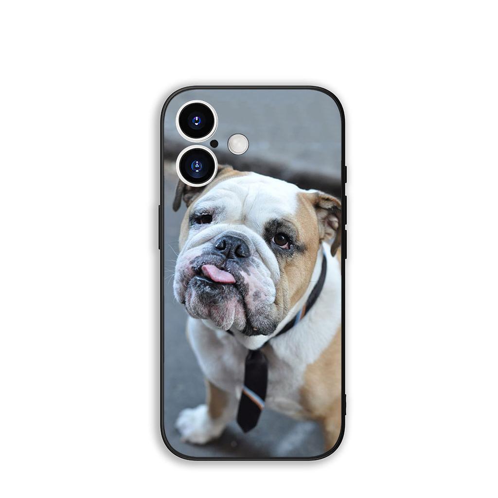 Phone Cover France Bulldog Cute Dog Casing for Apple iPhone 16 15 14 Plus 13 12 Mini 17 Pro Max + ProMax 16E Air 15+ Case