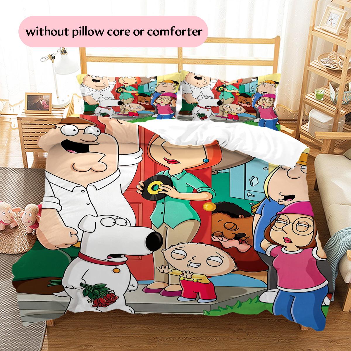 

The Griffin Family Pattern Bedding Quilt Set Home Decoration Gift (1 * duvet cover + 2 * pillowcase without core) 135x200cm