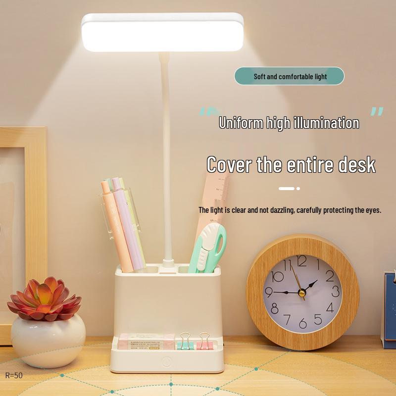LED Multi-Function Phone and Pen Holder Eye-Caring Study Lamp