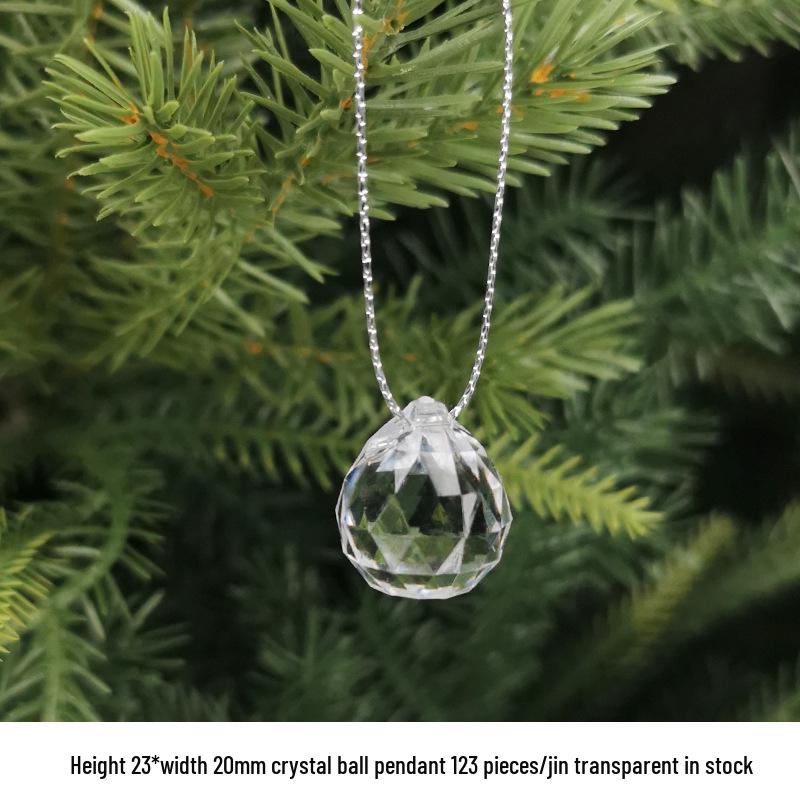 DIY Acrylic Beaded Jewelry Accessories: Transparent Cone Pendant for Door, Window, or Bead Curtains