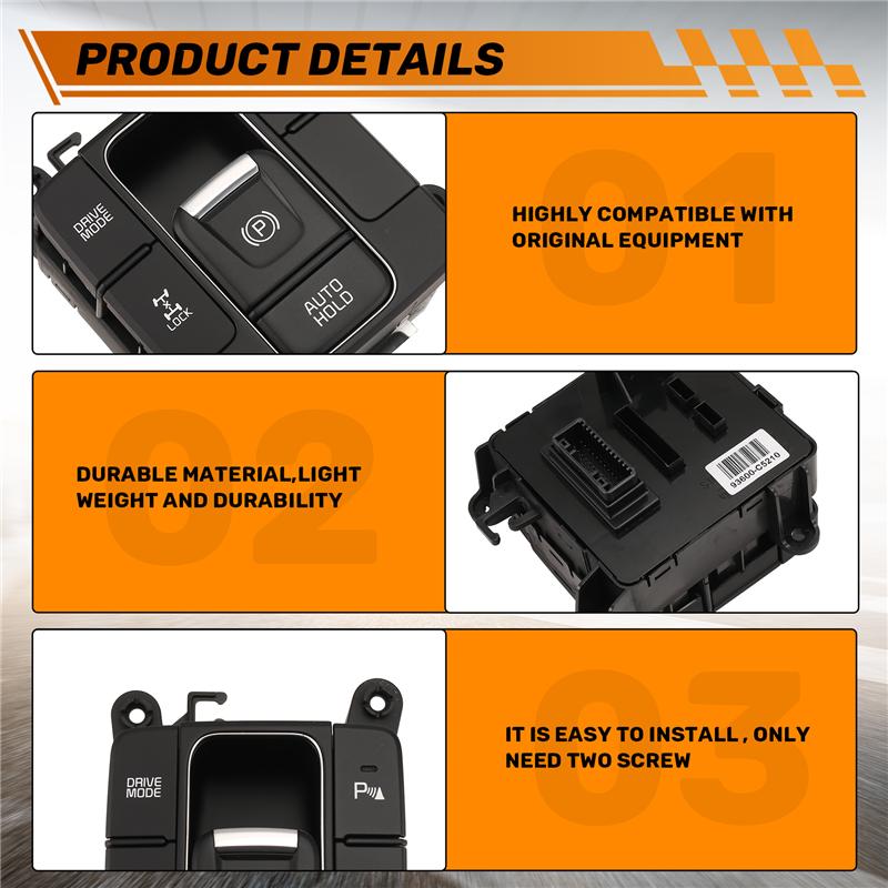 L10A 93600C5210 Electronic Handbrake Switch Parking Button Switchs For Kia Sorento