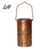 Outdoor Solar Lanterns Decorative Garden Lights Powered Waterproof Metal Floral Patio Pattern