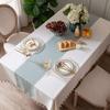 Nordic Fresh Fabric Tablecloth Simple Modern High-end Light Luxury Rectangular Dining Table Cloth Coffee Table Cloth And
