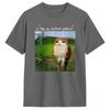 Unisexs TShirts Meowl Im a New Soul Cat Owl Meme 100 Cotton Tee Shirt Short Sleeve  T Shirt Round Collar Clothing Plus Size